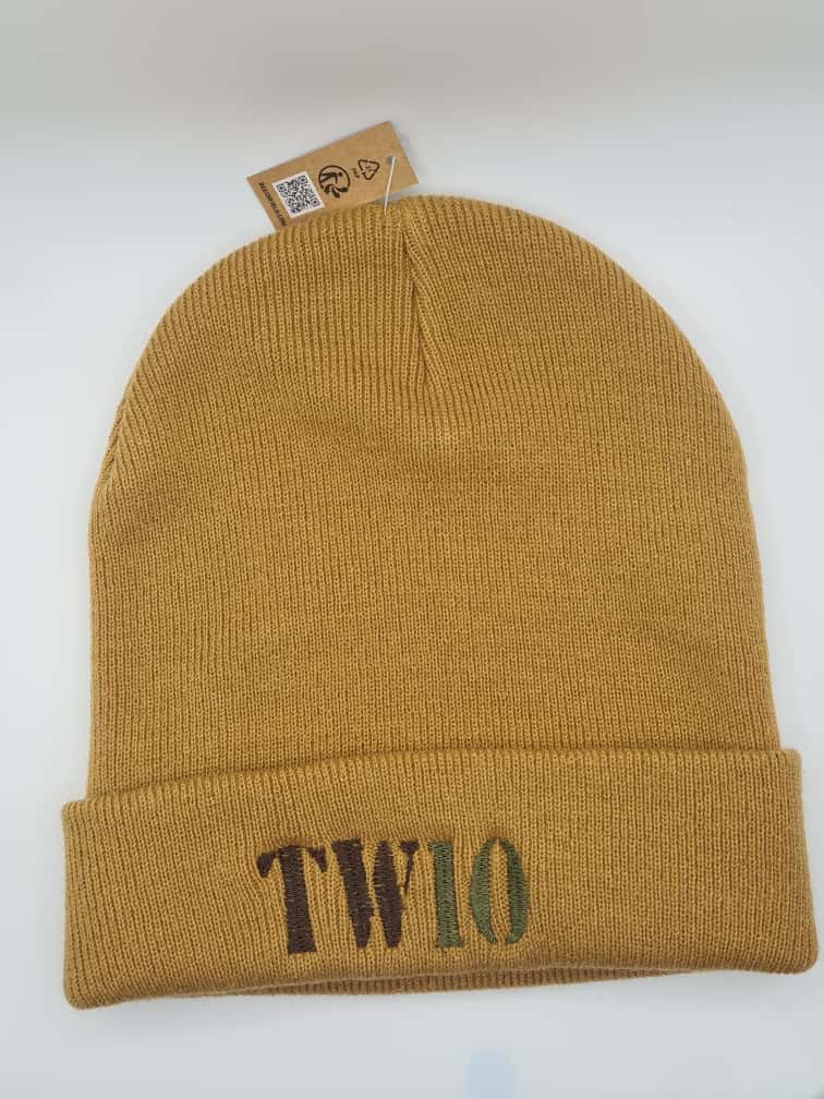 The Local Beanie - My Postcode Mustard