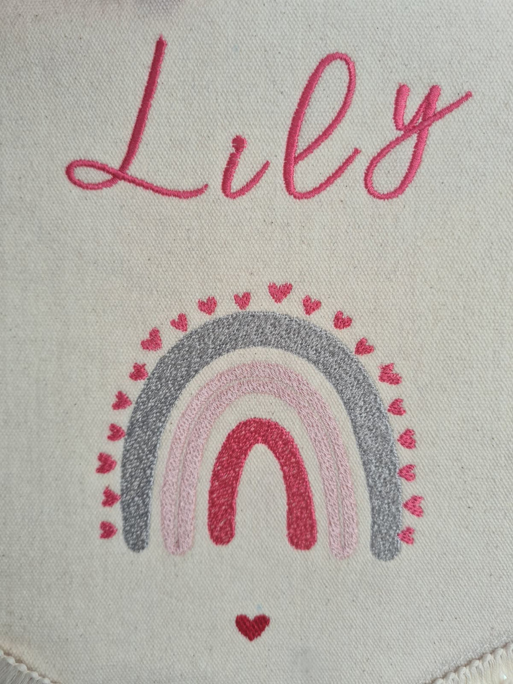 Personalised Baby Wall Banner  Rainbow – Baby Announcements