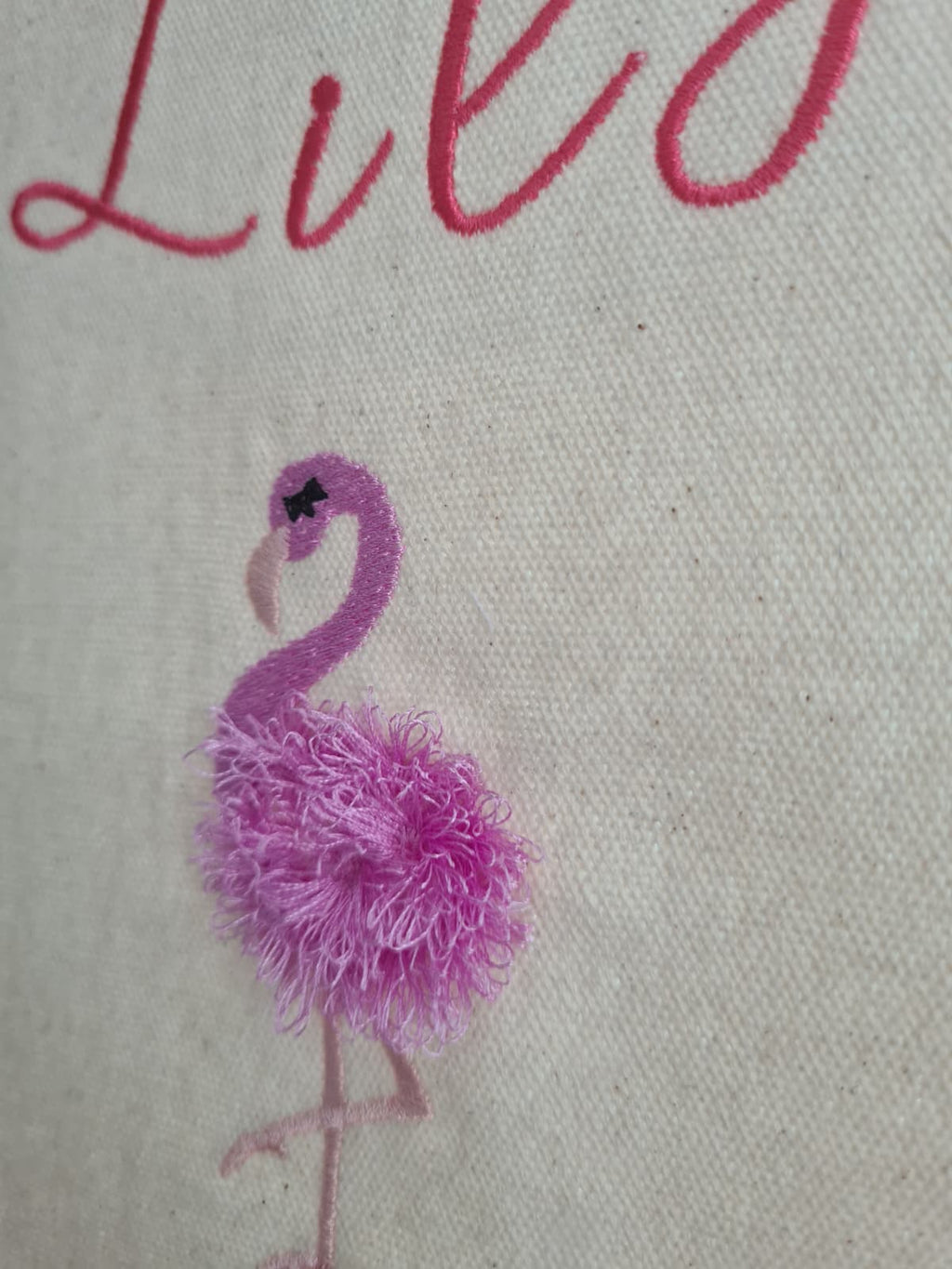 Personalised Baby Girl Wall Banner  Flamingo – Baby Announcements