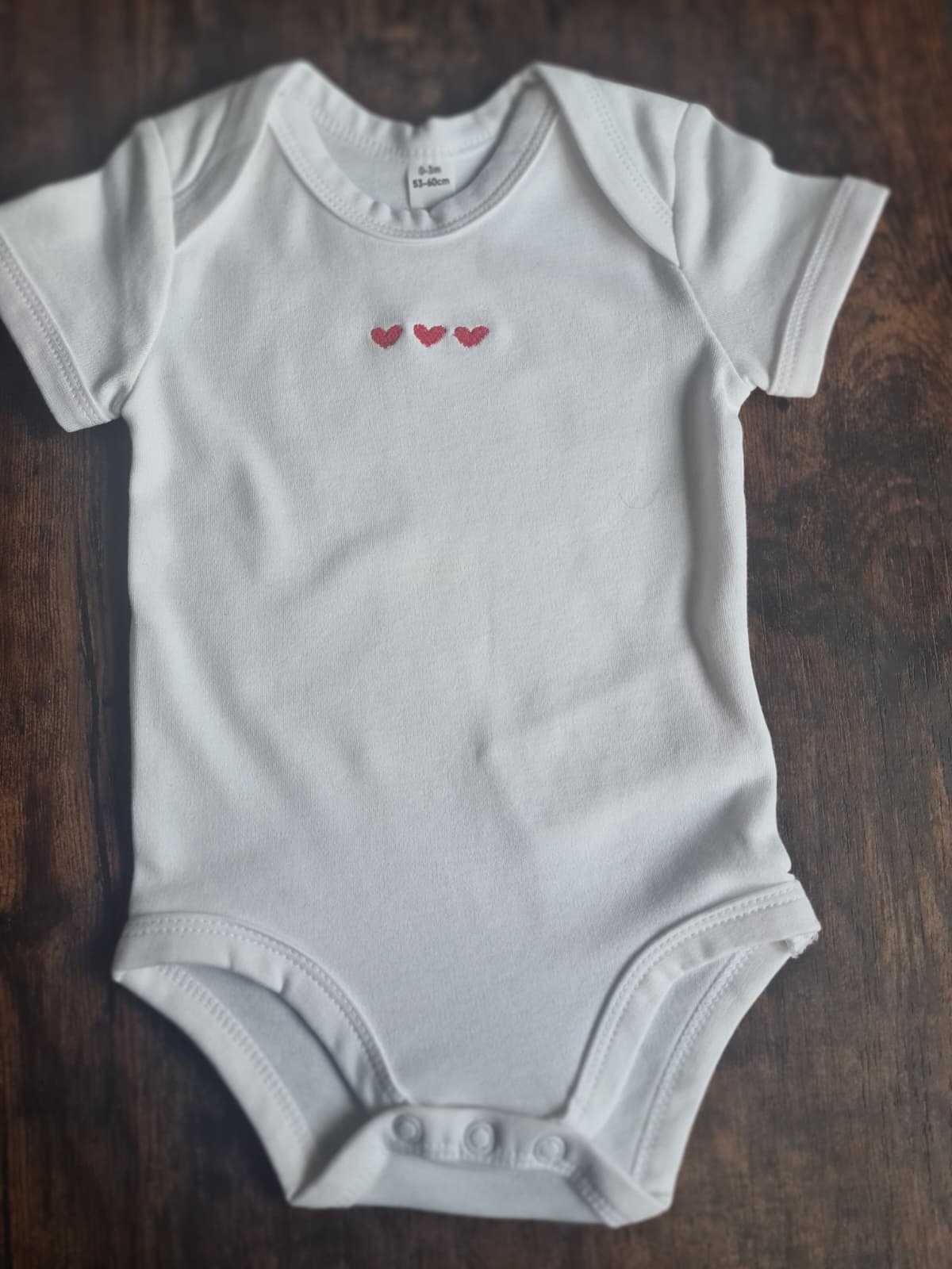 Personalised Baby Bodysuits | 3-Piece Cotton Set (0–3 Months)