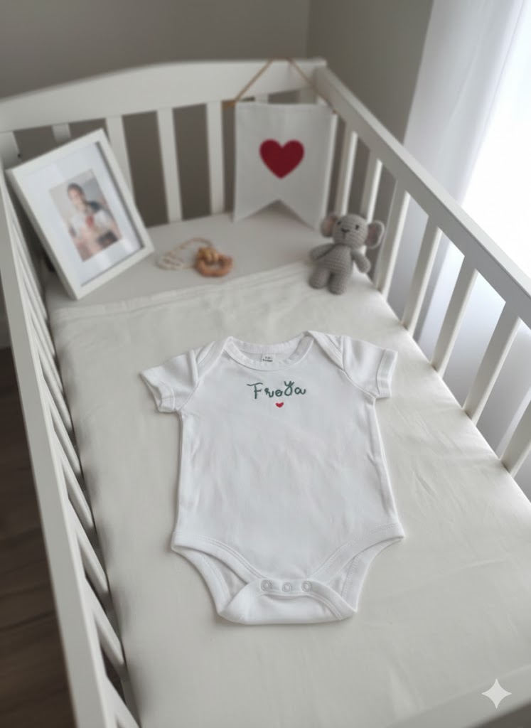 Personalised Baby Bodysuits | 3-Piece Cotton Set (0–3 Months)